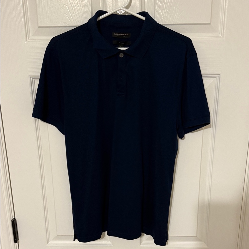 Banana Republic Dark Blue Polo Shirt